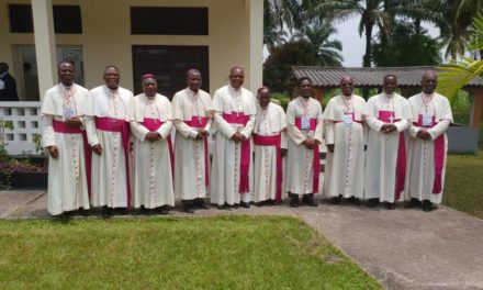 Les Évêques de la Province Épiscopale de Kinshasa en réunion au Centre Nganda!